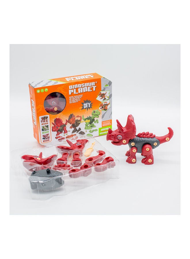 30 Piece Disassembling Dinosaur Triceratops 19.5 X 8 X 16cm