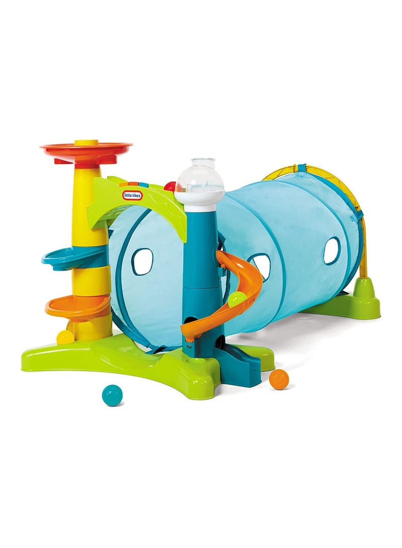 Learn & Play 2-in-1 Activity Tunnel with Ball Drop