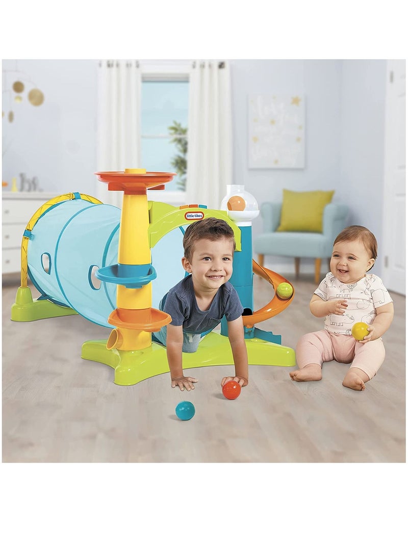 Learn & Play 2-in-1 Activity Tunnel with Ball Drop