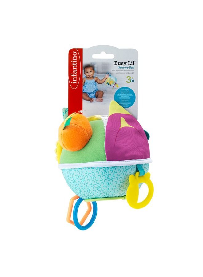 Busy Lil’ Sensory Ball Toy For Baby And Toddlers From 3 Months And Above - Multicolour