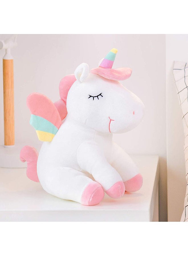 Unicorn Soft Rainbow Glowing Wings Toy 25cm