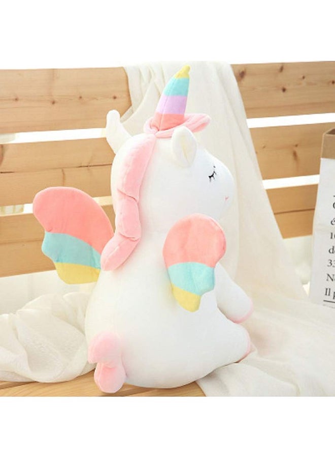 Unicorn Soft Rainbow Glowing Wings Toy 25cm