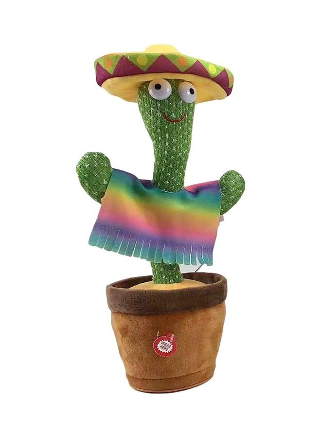 Electric Dancing Plant Cactus Plush Stuffed Toy with Music