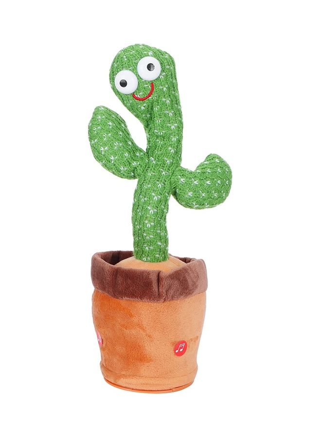Electric Dancing Cactus Plant Stuffed Toy With Music