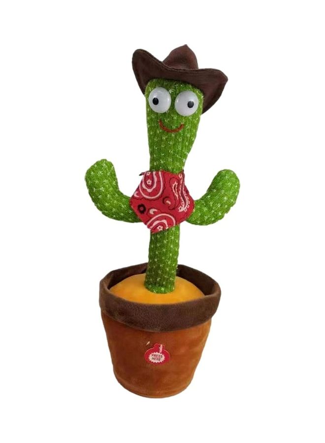Electric Dancing Cactus Plant Stuffed Toy With Music