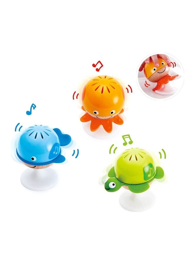 3-Piece Suction Animal Rattles E0330 5x2inch