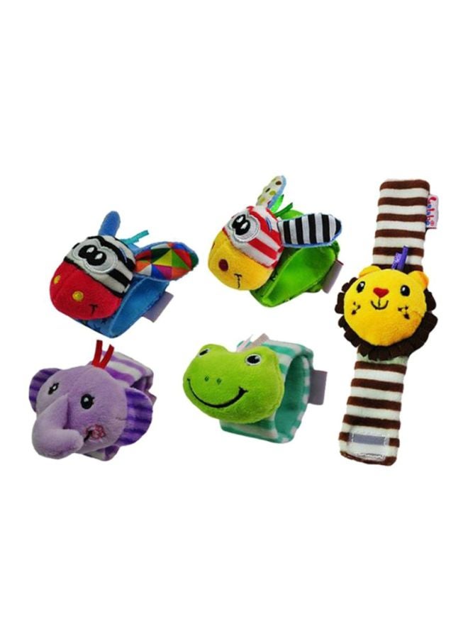 5-Piece Wrist Rattle And Socks Bell Set