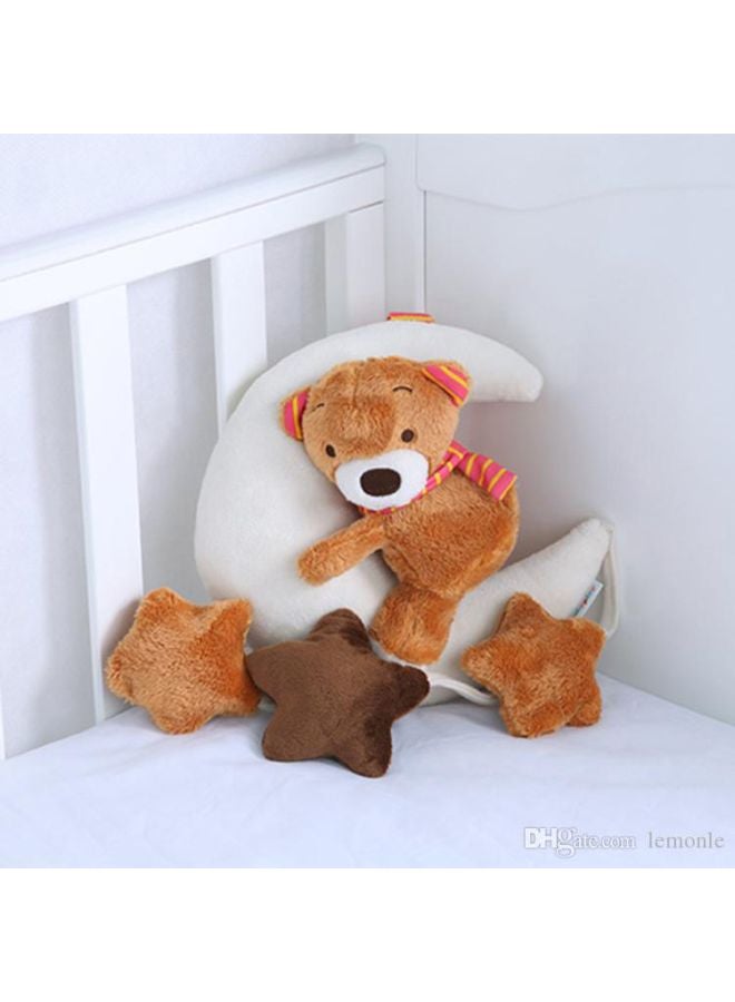 Moon Bear Hanging Plush Rattle