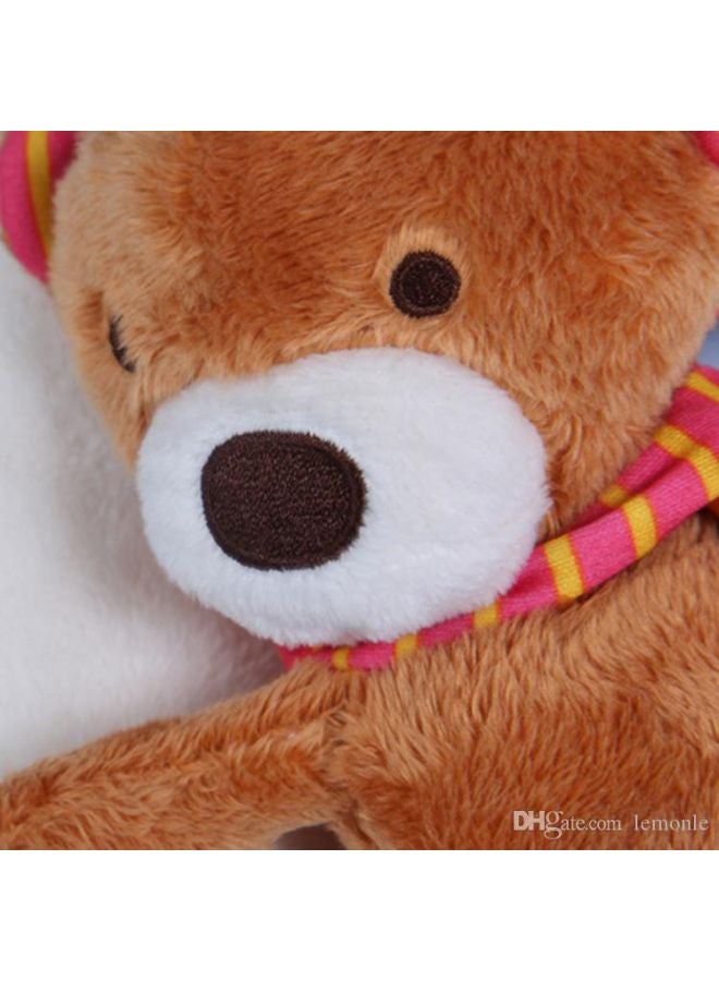 Moon Bear Hanging Plush Rattle