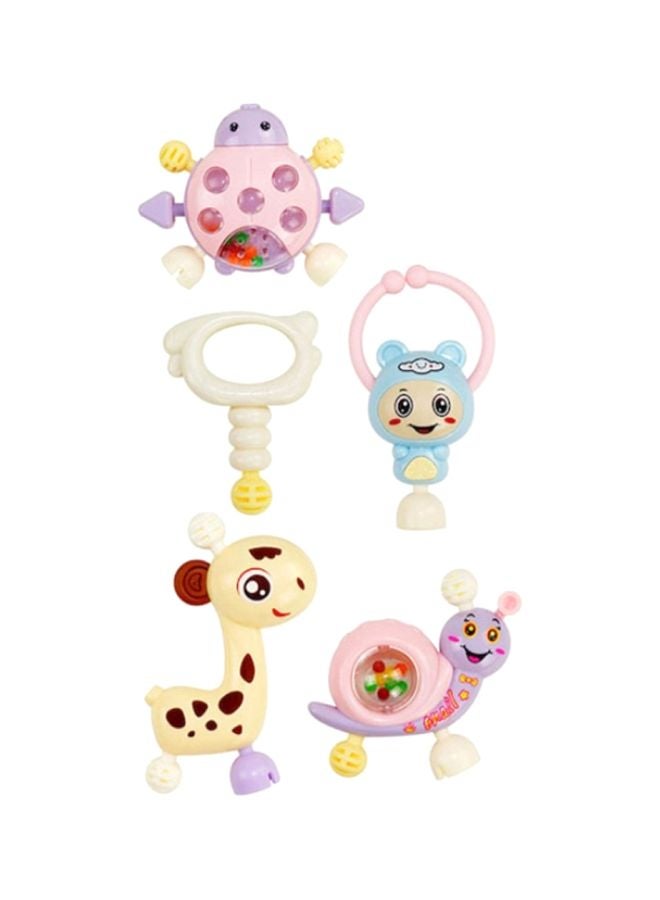 10-Piece Cartoon Shape Rattle  Set