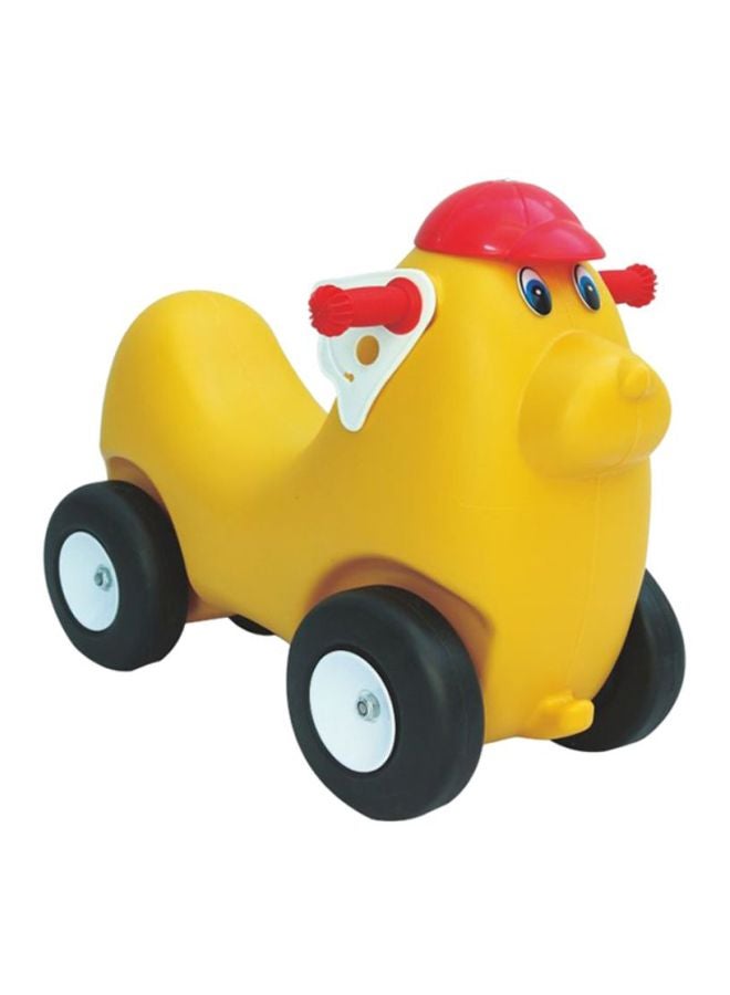 Cartoon Kindergarten Indoor Mini Dog Children Plastic Kid Toy Ride On Car 42x26x40cm