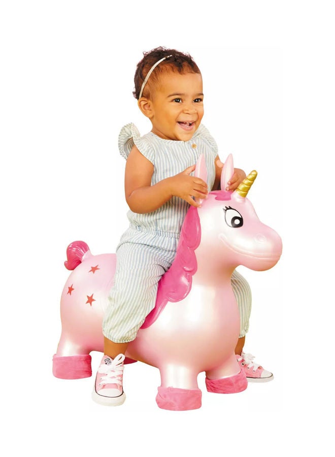 Unicorn Animal Hopper Inflatable Bouncing Jumping Toy with Handle