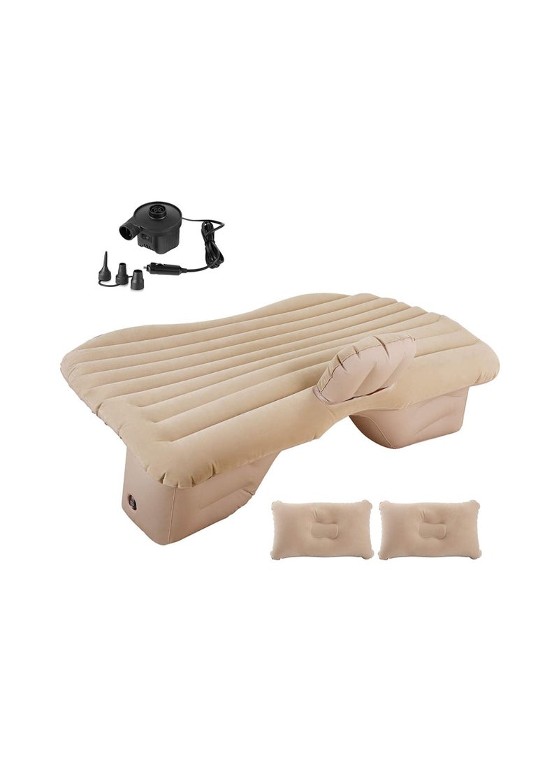 Portable Travel Car Bed Camping Inflatable Mattress with 2 Pillows