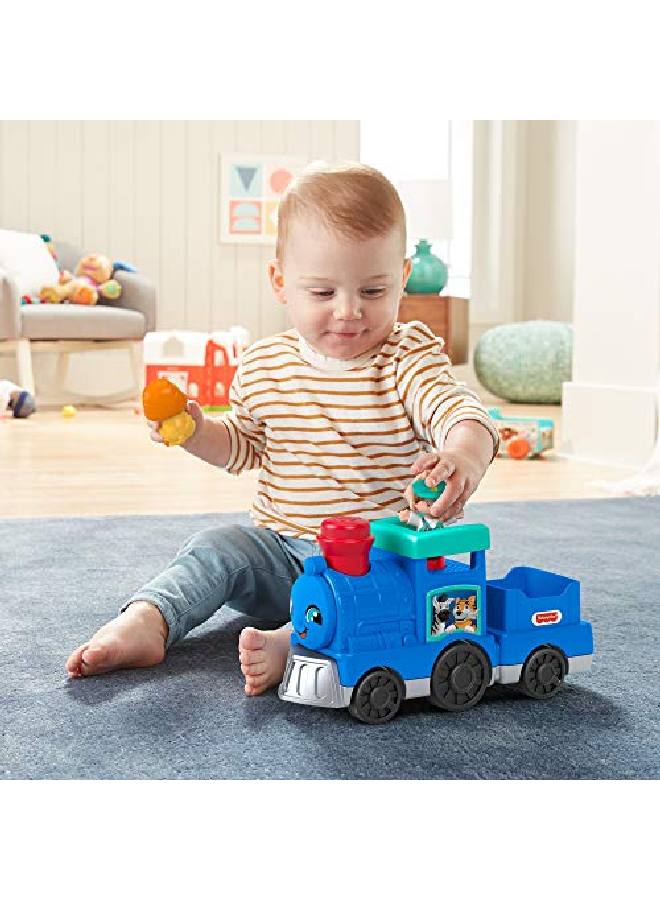 Fisherprice Little People Animal Train, Pushalong Musical Toy For Toddlers And Preschool Kids Ages 15 Years