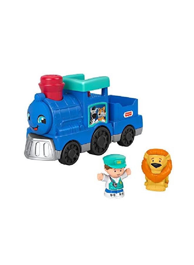 Fisherprice Little People Animal Train, Pushalong Musical Toy For Toddlers And Preschool Kids Ages 15 Years