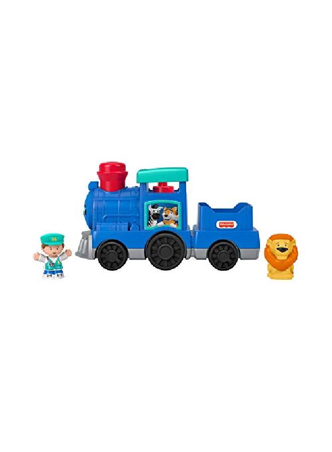 Fisherprice Little People Animal Train, Pushalong Musical Toy For Toddlers And Preschool Kids Ages 15 Years