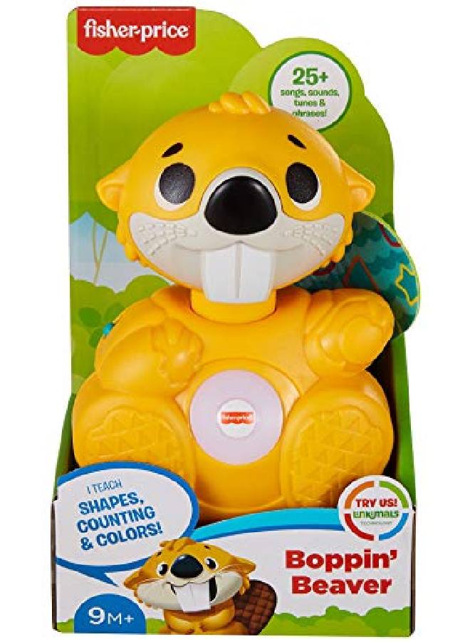 Linkimals Boppin? Beaver Lightup Musical Activity Toy For Baby Yellow