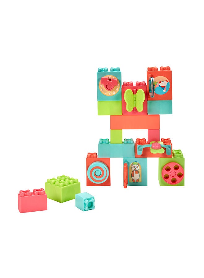 Baby Builders - Explore Together Blocks First Blocks, 16 pcs