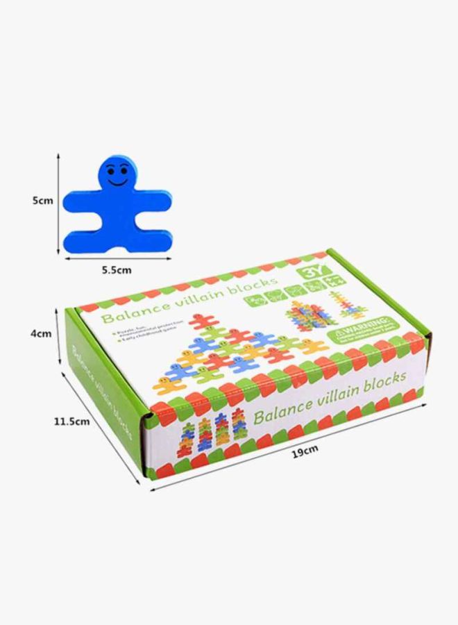 16-Piece Balance Villain Blocks Set