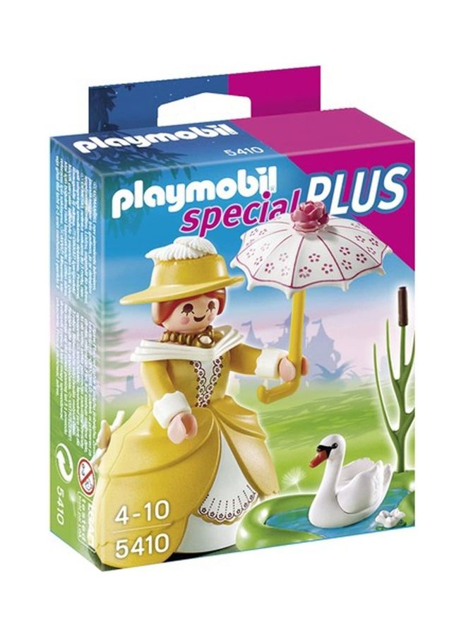 Victorian Lady With Pond Playset