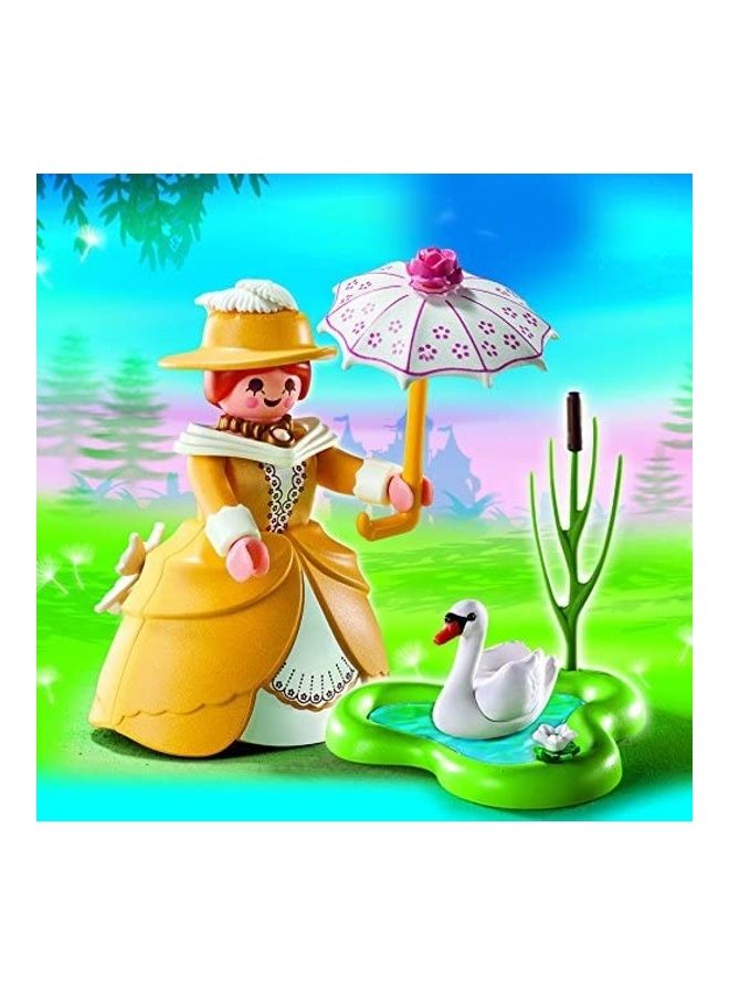 Victorian Lady With Pond Playset