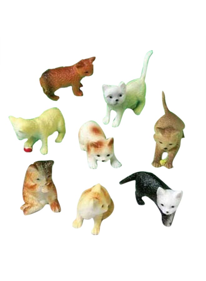 12-Piece Mini Cat Figures