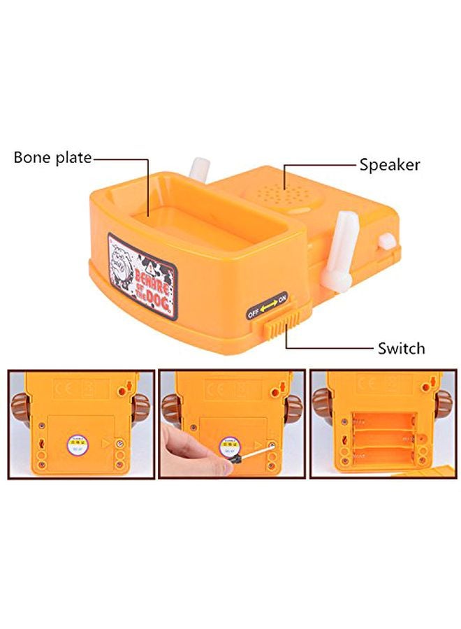 Lightweight Bones Dog Shaped Vibrant Colour Tricky Intelligence Family Game Toy 27.43x22.35x14.99cm