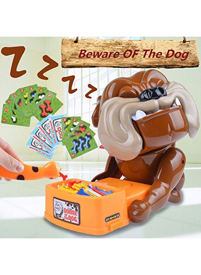 Lightweight Bones Dog Shaped Vibrant Colour Tricky Intelligence Family Game Toy 27.43x22.35x14.99cm