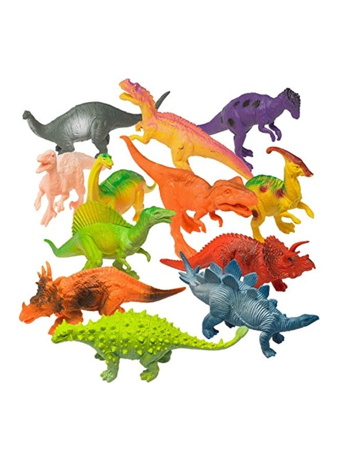 12-Piece Dinosaur Figure Set Pr-2001 7inch