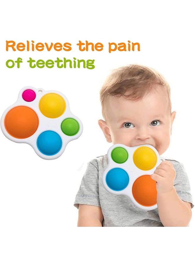 Dimpl Baby Toy Easy To Clean And Disinfect Relieves Teething Pain Pop Up 36.2x20.7x17.7cm