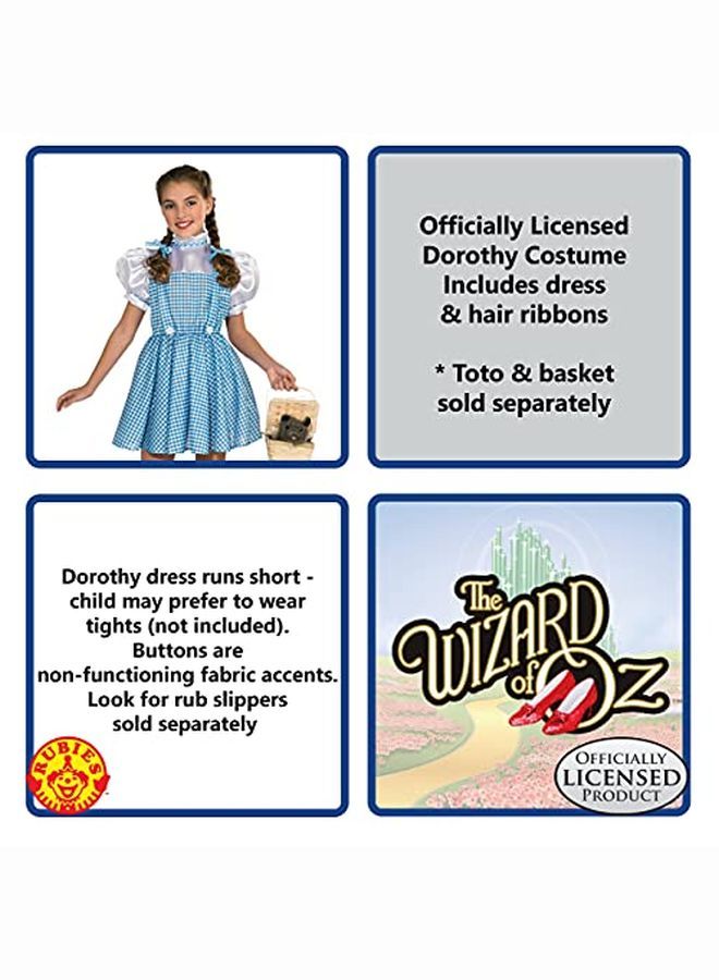 Wizard Of Oz Child'S Dorothy Costume