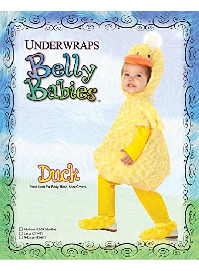 Kid'S Toddler'S Duck Belly Babies Costume Childrens Costume Yellow Small