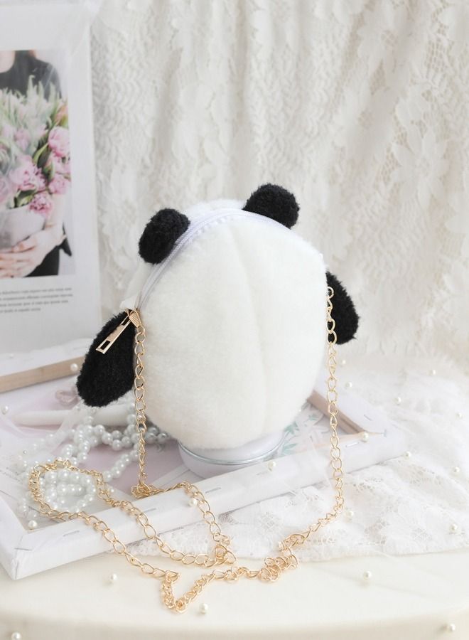 Plush toy panda cute doll backpack