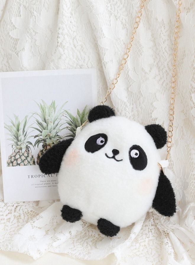 Plush toy panda cute doll backpack