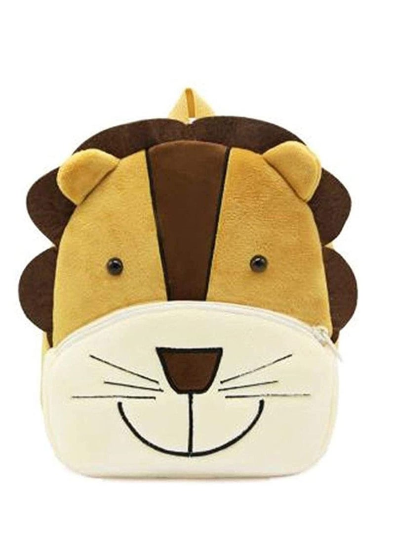 Kid Backpack, Toddler Backpack for Girls for Girls Boys, Cute Preschool Backpack, Cute Toddler Backpack Toddler Bag Plush Animal Cartoon Mini Travel Bag for Baby Girl Boy 2-6 Years(Lion)