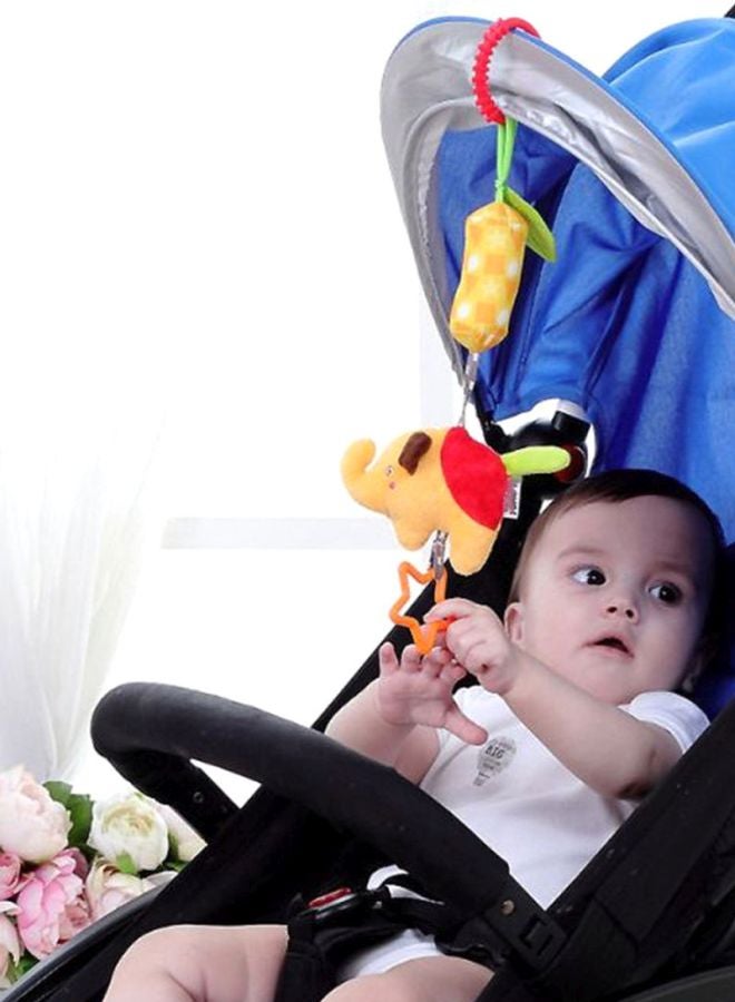 Crib Bed Hanging Elephant Rattle 29x13x3.5cm