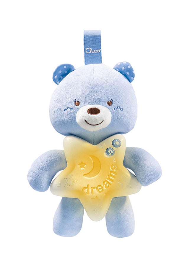 First Dreams Cot Panel Goodnight Bear 0M+, Blue 15x10x24cm