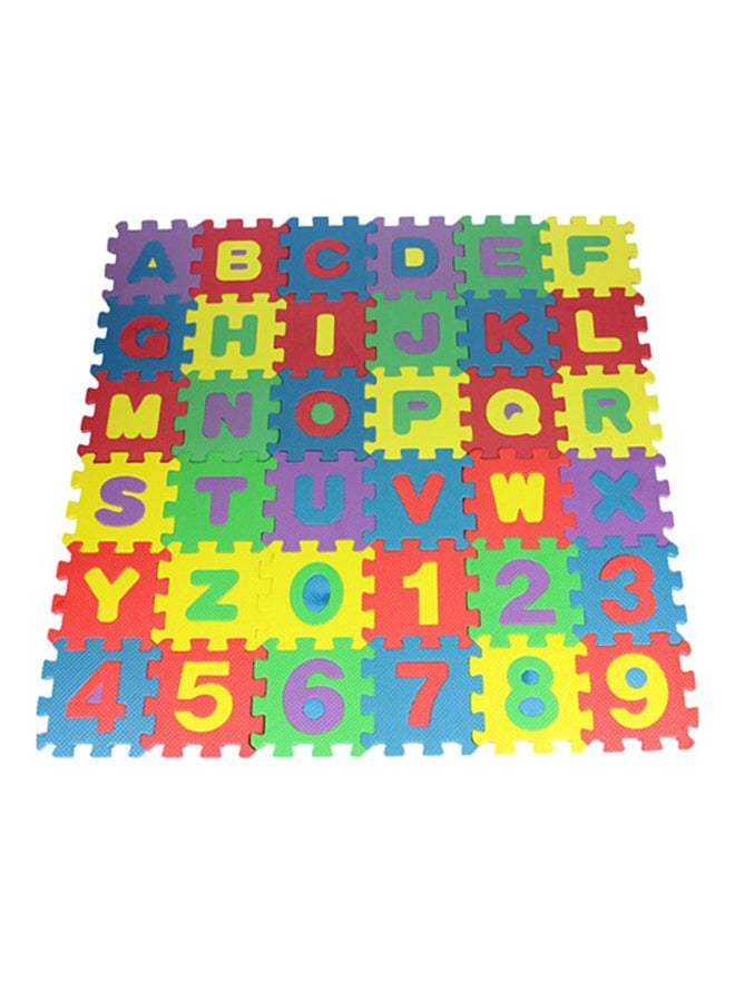 Children's Alphanumeric Puzzle Educational Toys Foam Mats 36 Tablets Per Pack