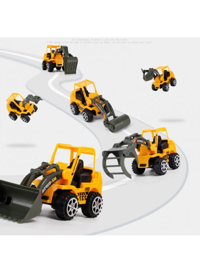 6-Piece Construction Vehicle Toy Set 13*6*4.5cm