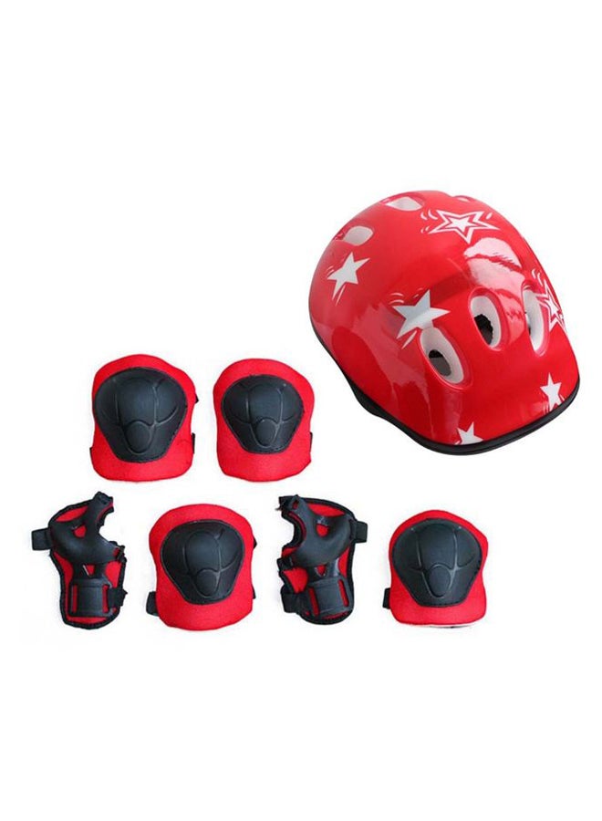 7-Piece Scooter Skate Roller Cycling Knee Elbow Pad Set