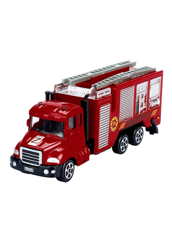 2017 Domineering Red 1:64 Alloy Engineering Toy Car Mining Car Truck Children's Birthday Present Developing Brain Drop Shipping