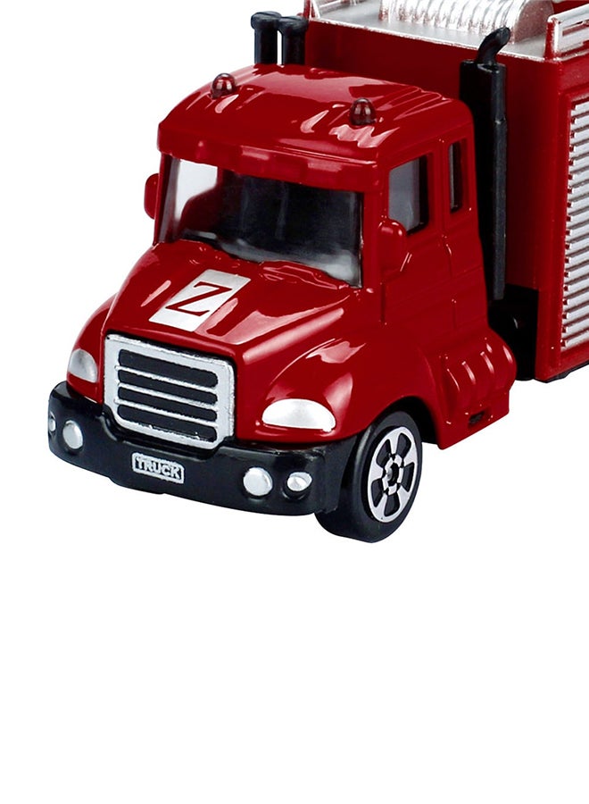 2017 Domineering Red 1:64 Alloy Engineering Toy Car Mining Car Truck Children's Birthday Present Developing Brain Drop Shipping
