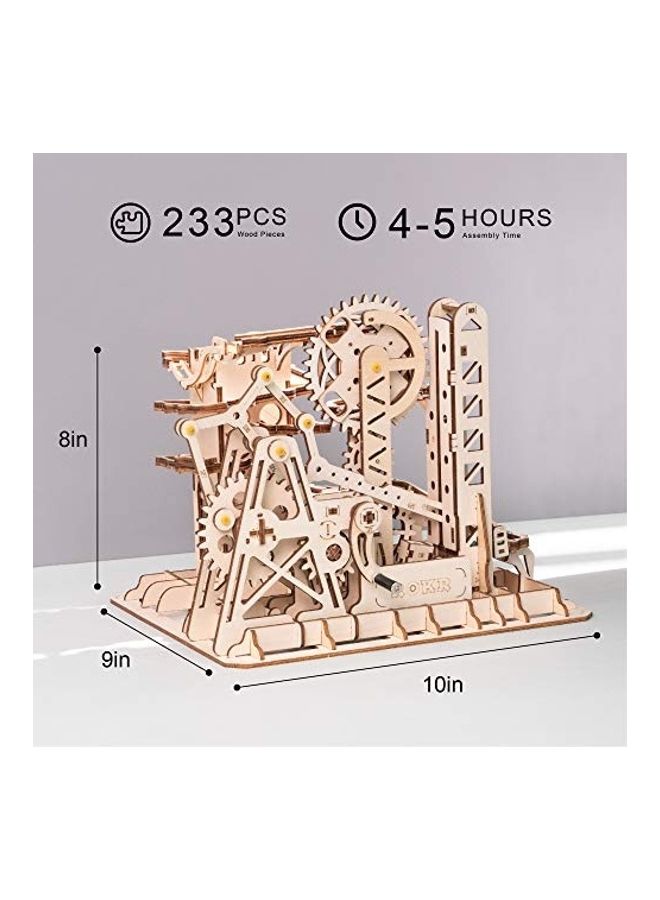 Marble Run Kit 3D Wooden Puzzles Model 10inch