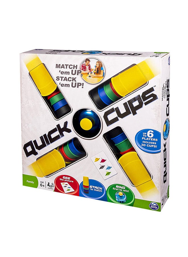 Quick Cups Multicolour Match And Stack 30-Cups Set Game For Kids (2-6 Player)