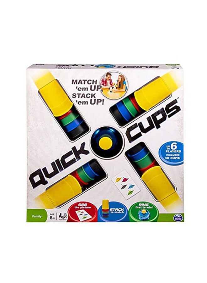 Quick Cups Multicolour Match And Stack 30-Cups Set Game For Kids (2-6 Player)