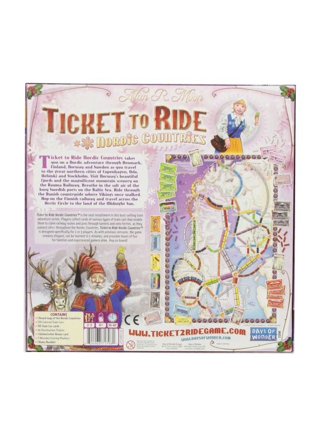 Ticket To Ride Nordic Countries Board Game