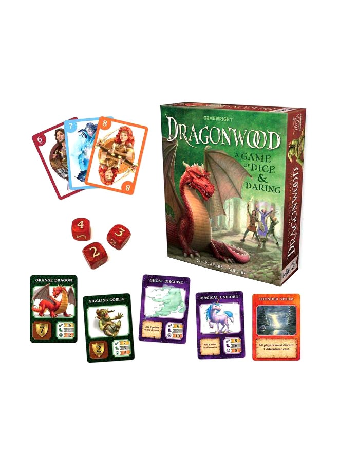 Dragonwood A Game Of Dice And Daring Board Game