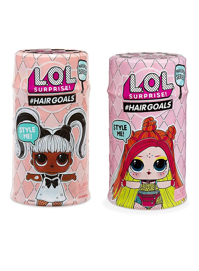 15 Surprise Hair Goals Kit Feed And Bath Doll Bright Colors Unique Design