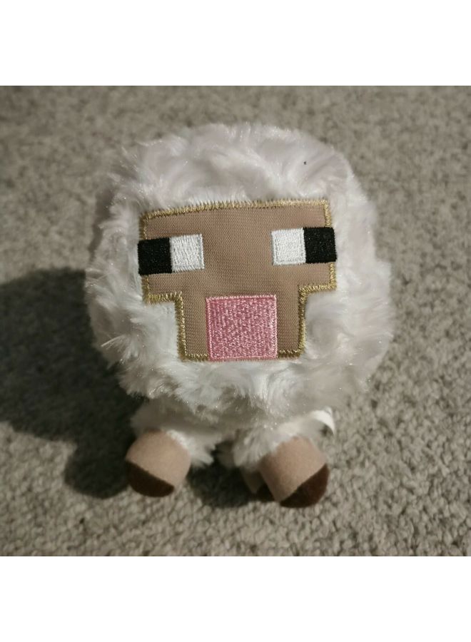 Minecraft Baby Sheep Stuffed Plush Toy 7Inch 12.7 x 10.16 x 13.97cm