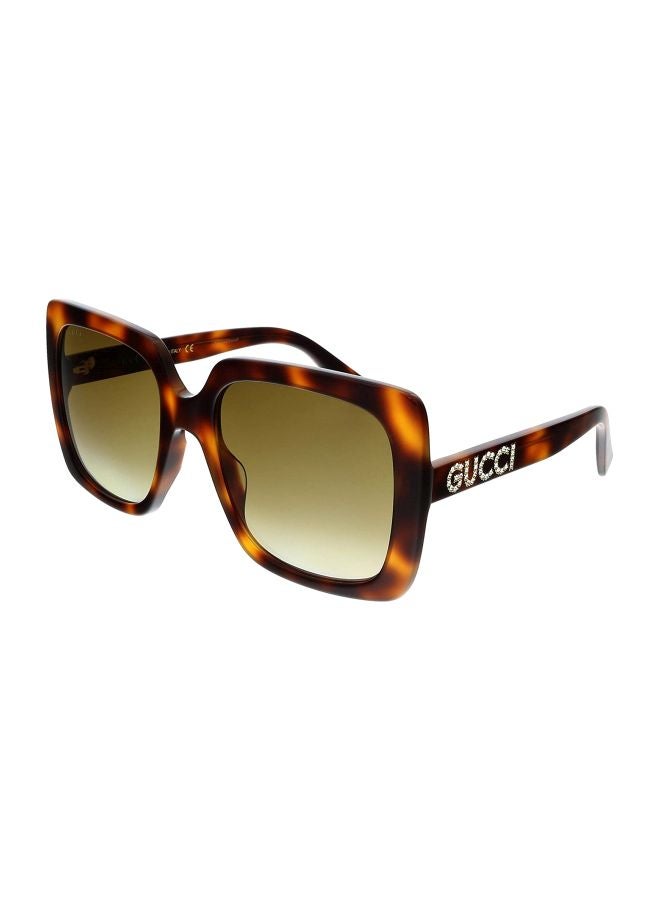 Women's Oversized Sunglasses GG0418S 003 54